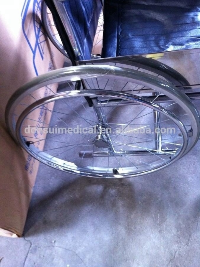 Top Sale Stainless Steel Manual Folding Wheelchair Price