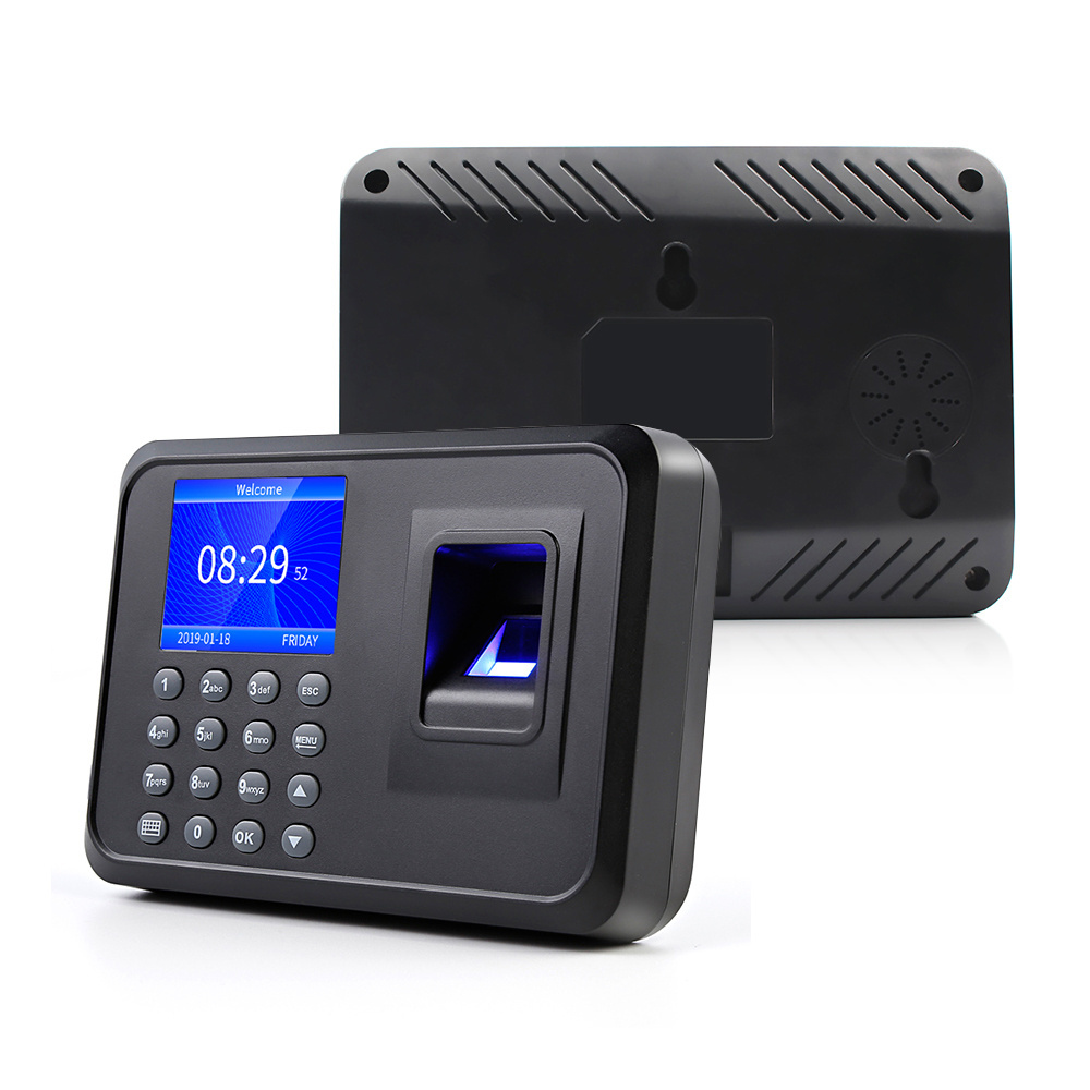 Donnwe Biometric Attendance System with Software Free&Colorful Display Fingerprint identification time and attendance machine