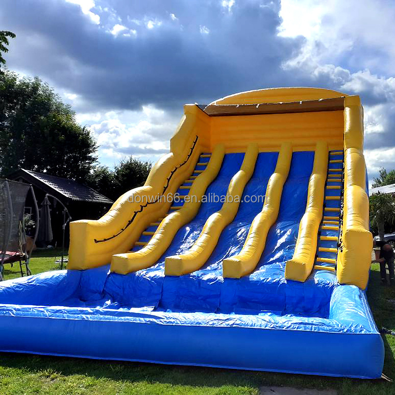 Luxury bounce house kids Inflatable Bouncy slide party water slide For sale