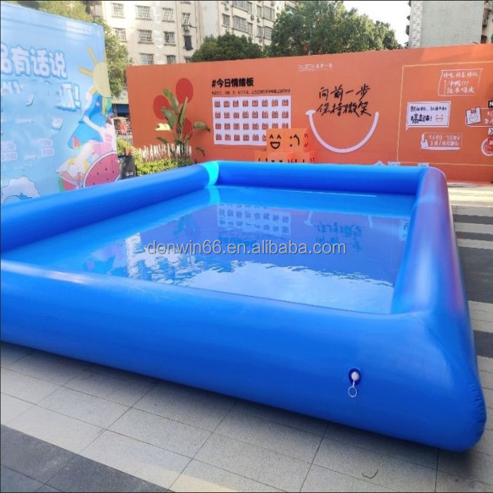 Outdoor Inflatable Water Game Equipment Water Park Inflatable Volleyball Game Court Swimming Pool