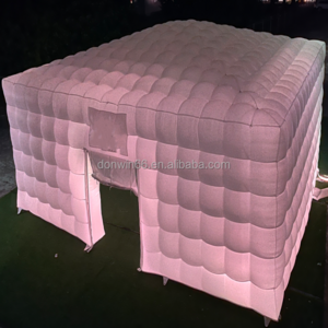 Factory Large Event Wedding Party Inflatable Nightclub Museum Commercial Exhibition Trade Show Inflatable Cube Tent