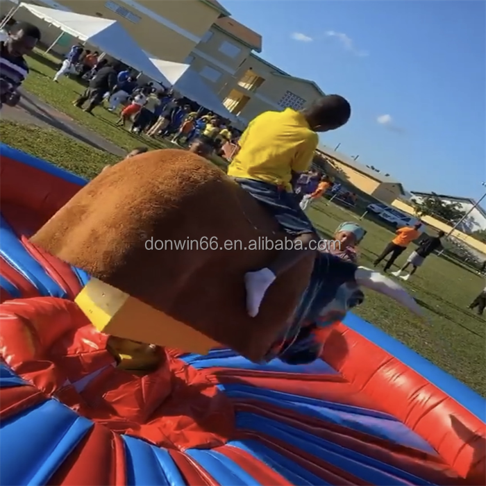 Factory Sale Inflatable Rodeo Bucking Bull Mechanical Bull Ride Control Mechanical Bull For Adult