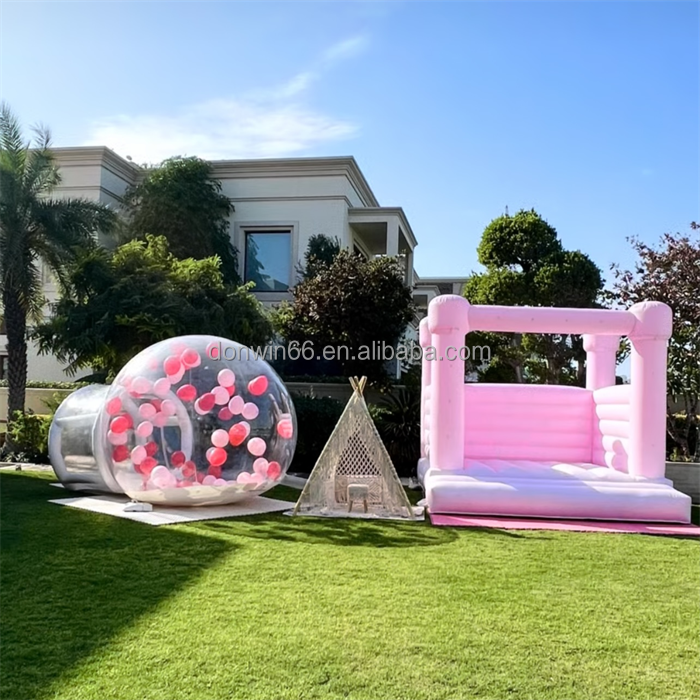 Party Must Have Hyped Air Blowing Birthday Party Balloon Bubble Dome Inflatable Bubble House For Party Events Business