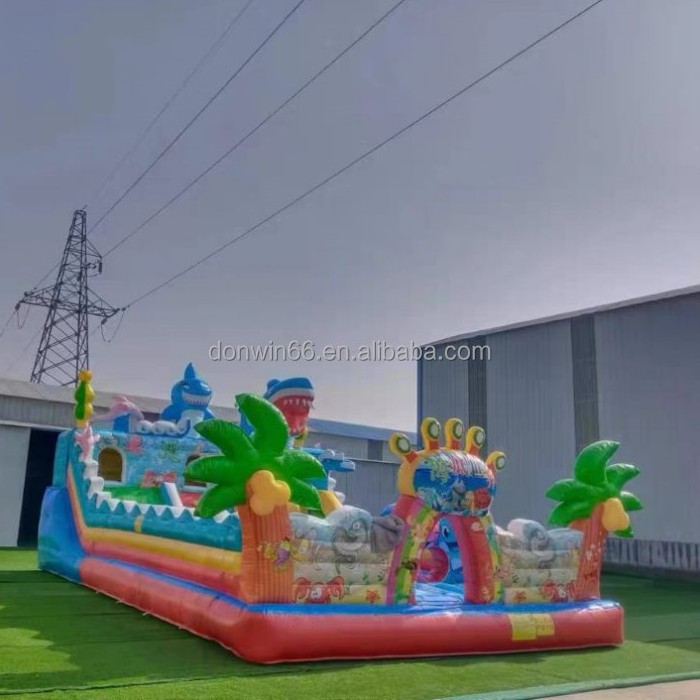 Cheap Home Use Mini Inflatable Jumping Castle Kids Combo Bounce House with slide combo For kids