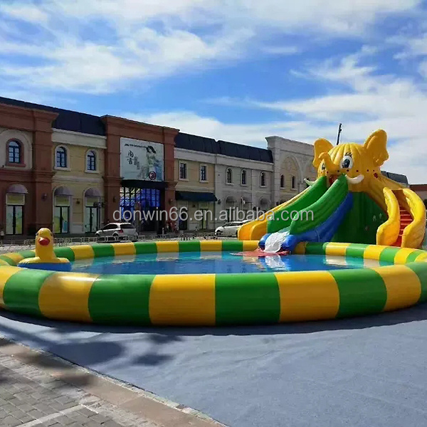 Outdoor Commercial Portable Inflatable Swimming Pool For Bumper Boat