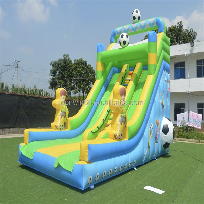 Popular commercial outdoor kids adults party jumping bouncy castle water slide toboggan