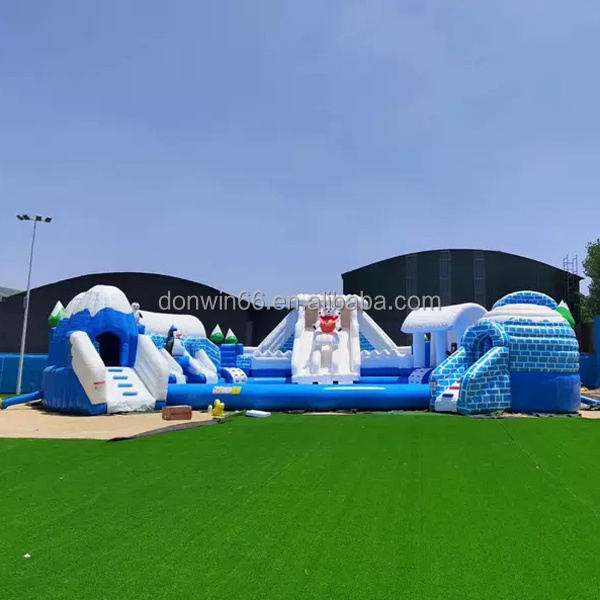 jumping castle combo swimming jump and soar inflatable bouncer indoors combo monster truck combo inflatable