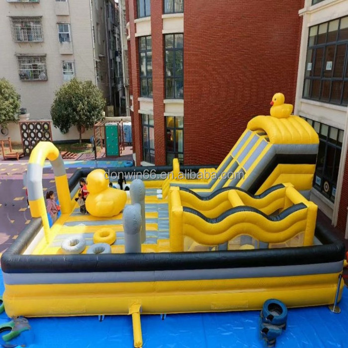 Amusement park inflatable boat slide park rentals ship sale park use viking bounce slide