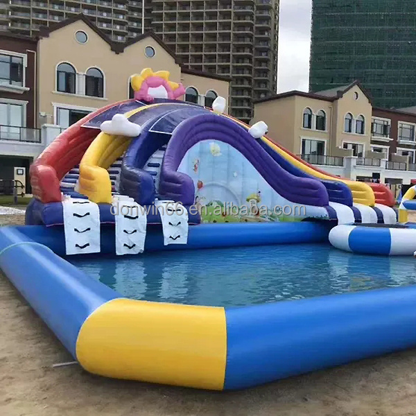 Outdoor Commercial Portable Inflatable Swimming Pool For Bumper Boat