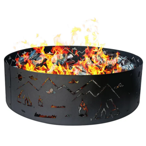 outdoor bonfires Camping  Backyard porrable bonfire Firepit Firebox Wood Burning Metal rustic folding fire pit