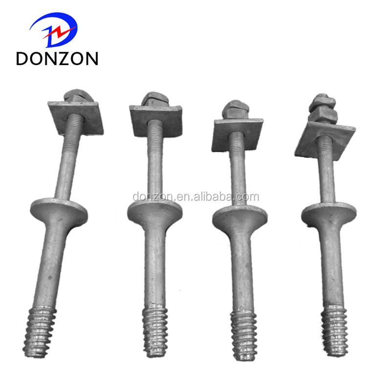 Transmission line hardware insulator pin spindle pole top pin