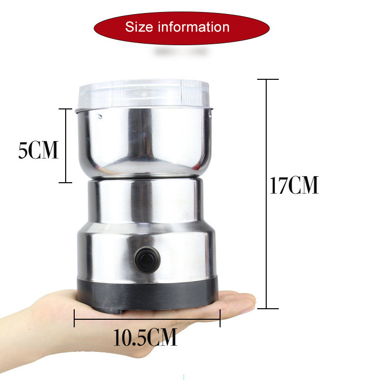 Powerful Grains Spices Portable Electric Grinder Cereals Coffee Bean Dry Food Grinder Mill Grinding Machine