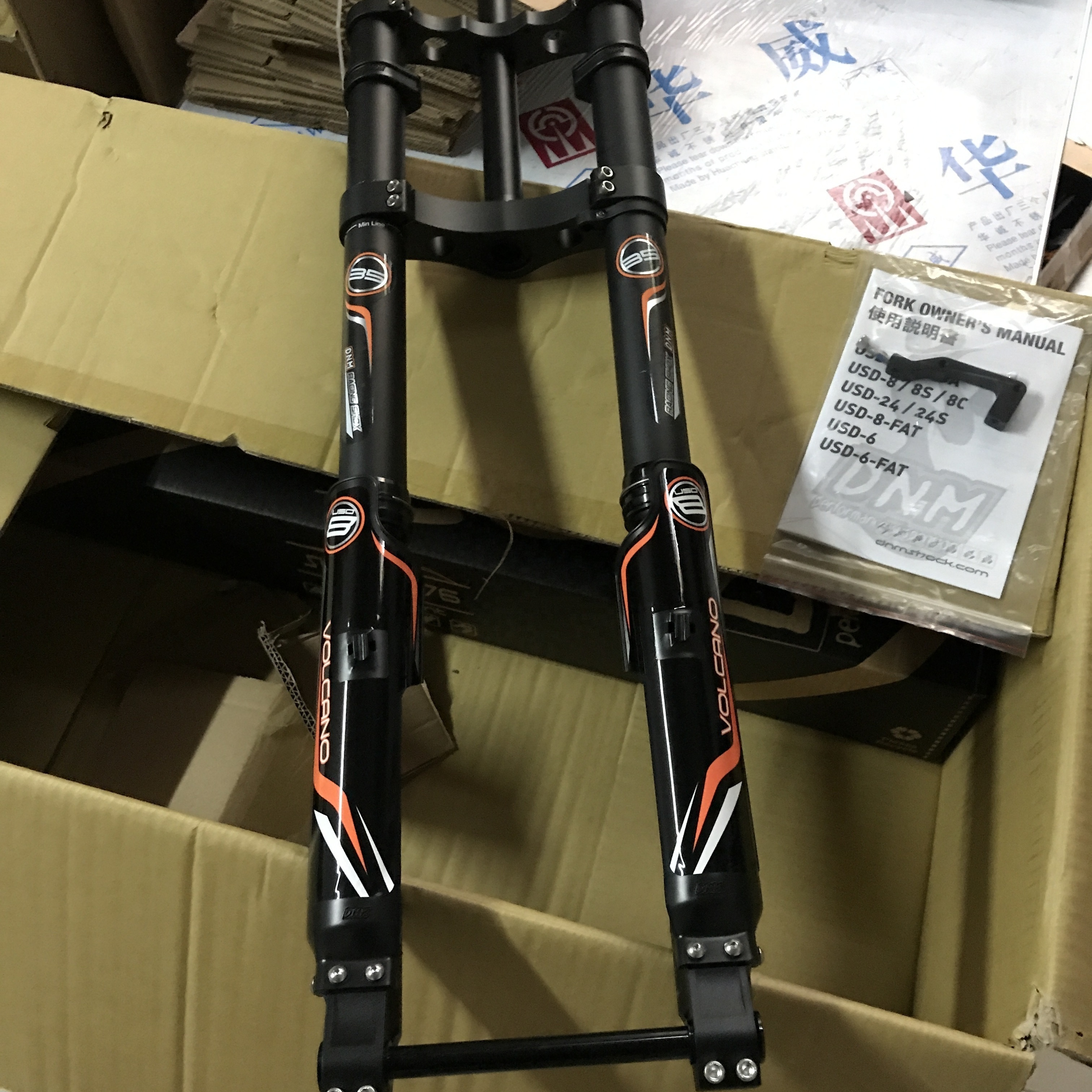 DNM USD-8FAT bike/electric fat bike double crown inverted front fork/Doodlebike