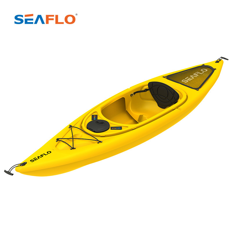 SEAFLO portable ocean water sport canoe/kayak china 1 person Factory Price Sit in Fishing Kayak Canoe for sale