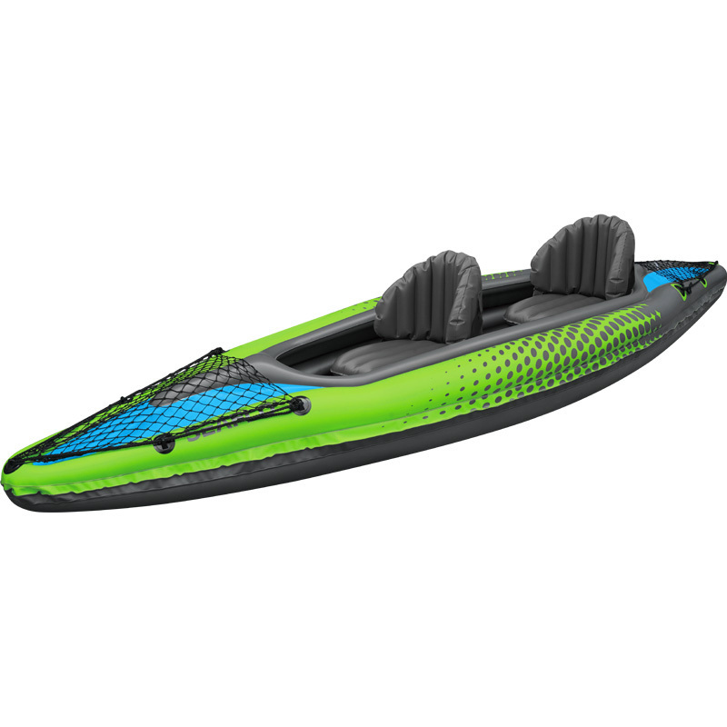 SEAFLO 2023 sea kayak boat 2 person Favorite High Quality Sit in Inflatable Canoe Kayak folding kayak portable with two paddle