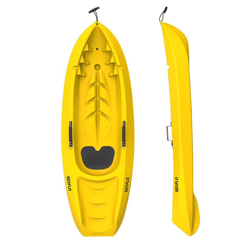 SEAFLO professional manufacturer Competitive direct selling price yellow 6ft youth child kayak for sale accessories optional