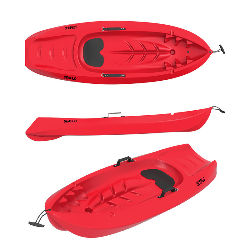 SEAFLO HDPE plastic competitive price wholesale sit on top kayaks child plastic kid kayak 6ft mini kayak canoe for kids