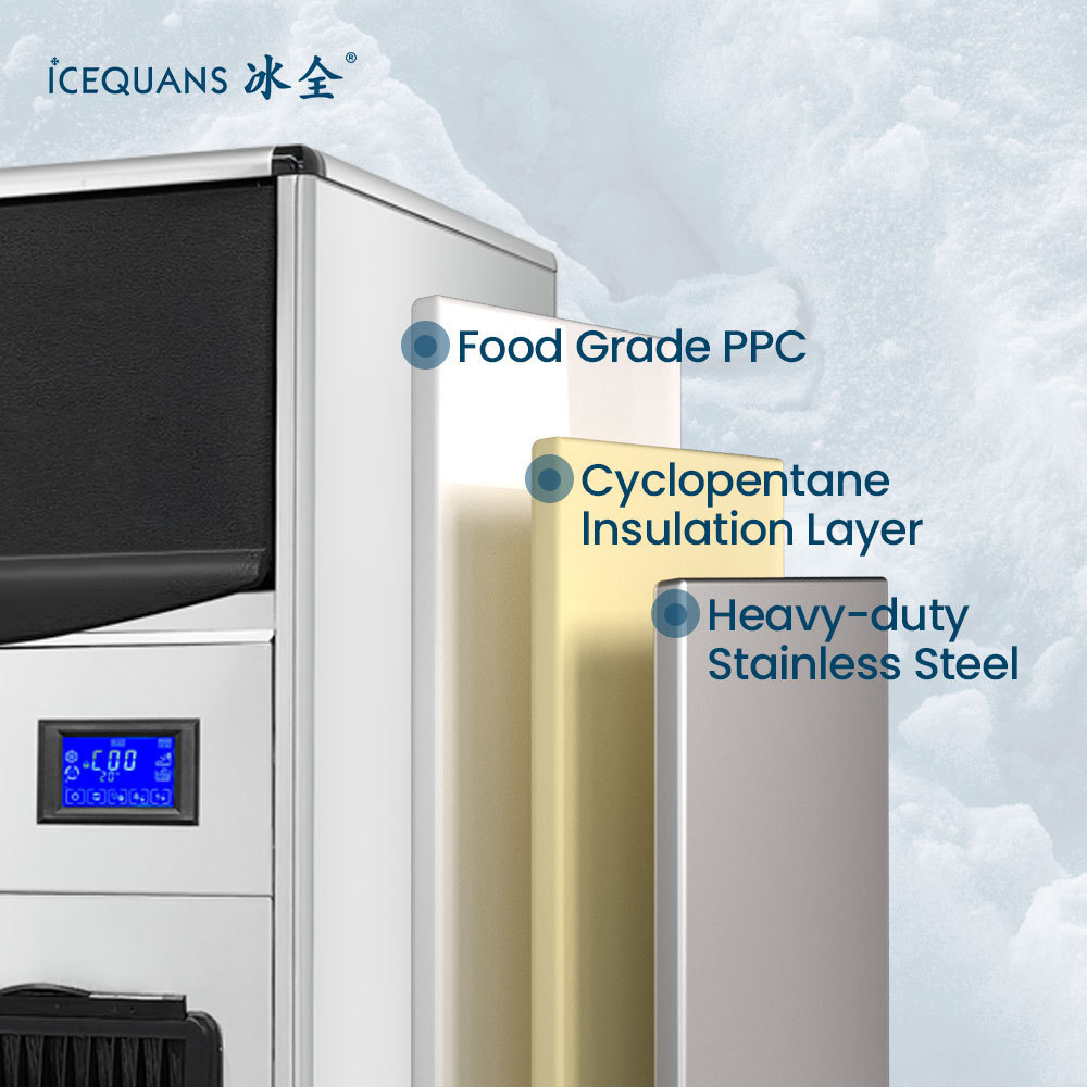 High Quality Automatic ice making machine 120kg per day crystal clear ice cube maker