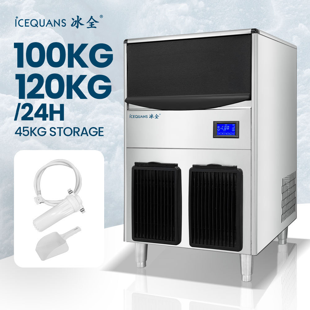 High Quality Automatic ice making machine 120kg per day crystal clear ice cube maker