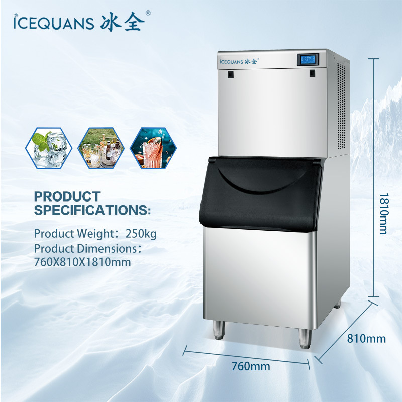 Automatic Edible Commercial Portable Cube Ice Maker  For Sale