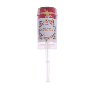 Hand-Push Confetti Fireworks Wedding Party Festival Mini Hand-Held Small Salute Confetti Popper Push Pop