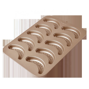 New Product Ideas 2024 Carbon Steel Financier Cake Baking Pan Mini Banana Bread Loaf Pan