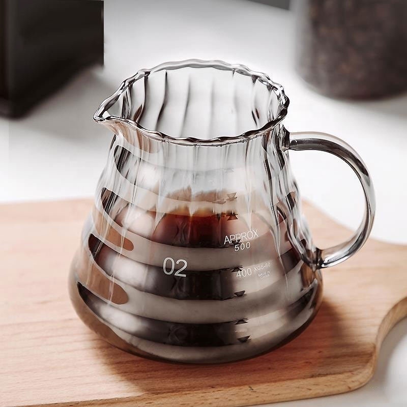 Wholesale Coffee Kettle Brewer Drip Coffee Pot Pour Over Glass Coffee Sever