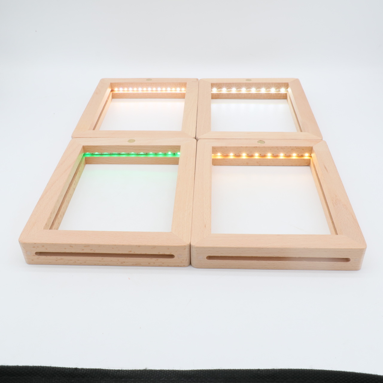 Creative Wooden Frame Light USB 3D Table Lighting Decoration Home Bedroom Wooden Photo Frame with Led Light