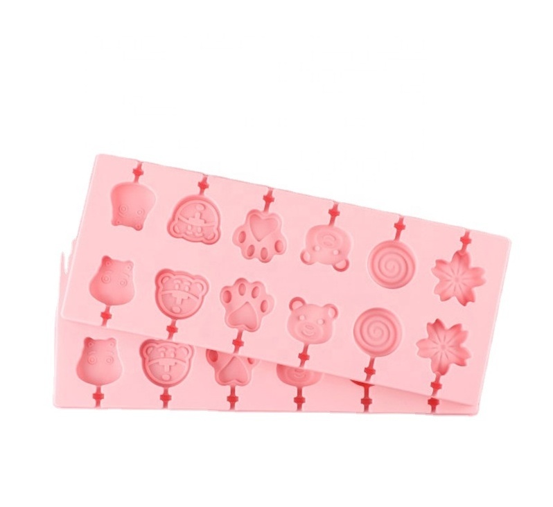 Silicon Lollipop Mold Chocolate Candy Mold Silicone 3d Chocolate Mould Sugar Molds