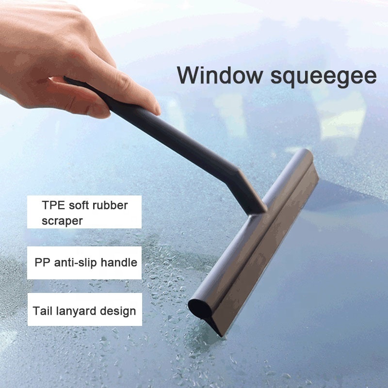 All-purpose plastic squeegee car glass door window wiper blade rubber silicone squeegee window cleaner shower squeegee