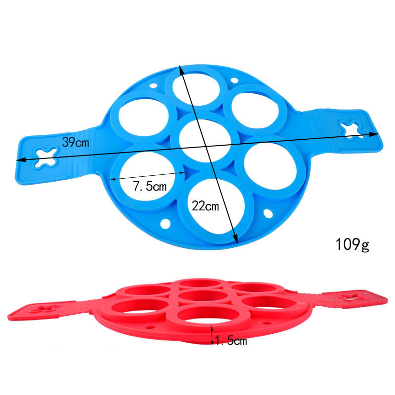 Nonstick Pancake Molds Ring kitchen gadgets Cake Mould Pancake Maker Egg Ring Cooking Baking Tools Silicone Fried Egg Mould