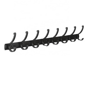 Factory Direct Modern Hooks Rack Custom Metal Heavy Duty Strong Rectangle Wall Hooks Coat Racks Storage Hooks