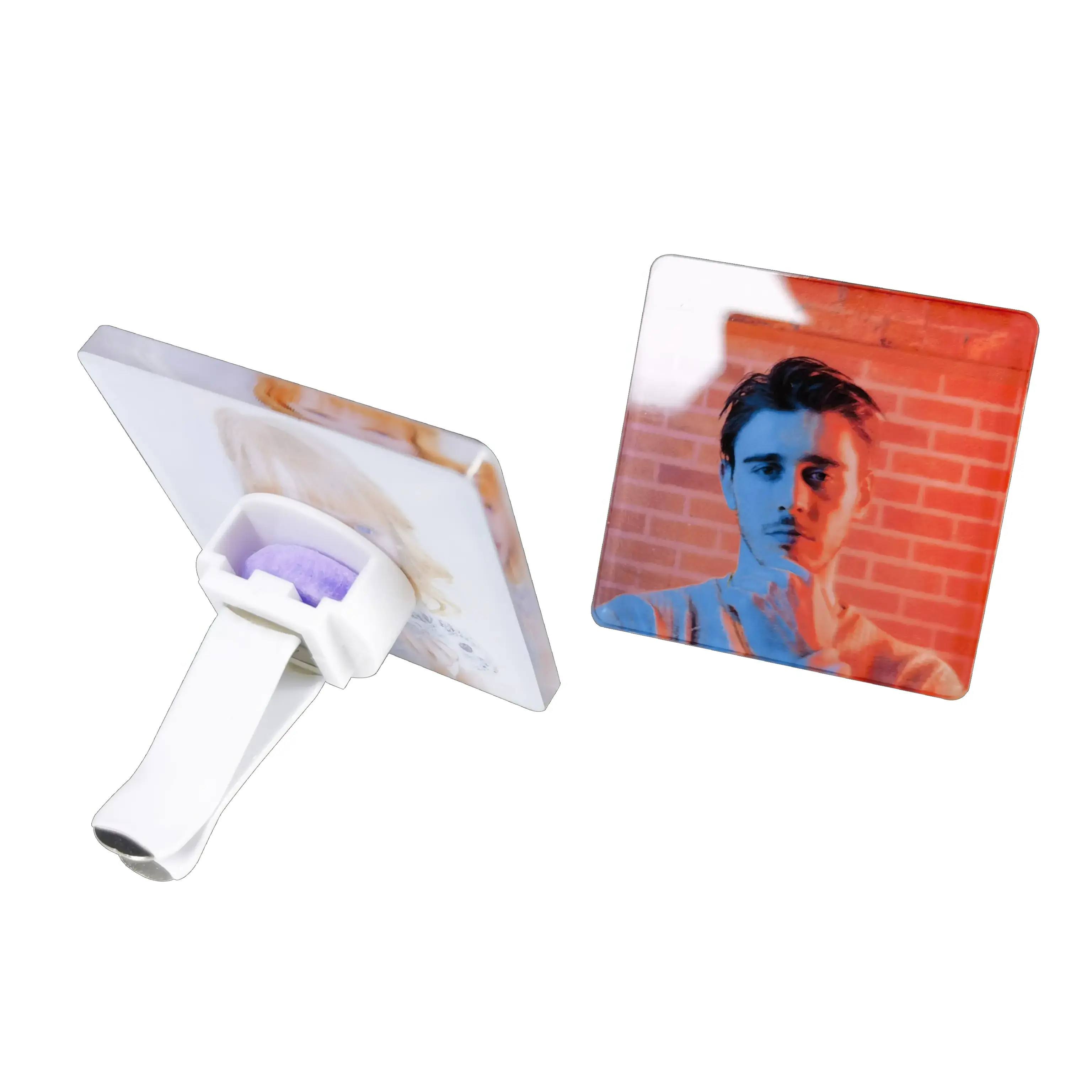 Sublimation Acrylic Car Air Vent Clip Personalized Picture Car Air Freshener Clips Interior Car Decoration