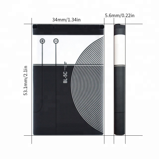 Smartphone battery all model battery for mobile phone bl-5c battery mobile for Nokia bl 5c