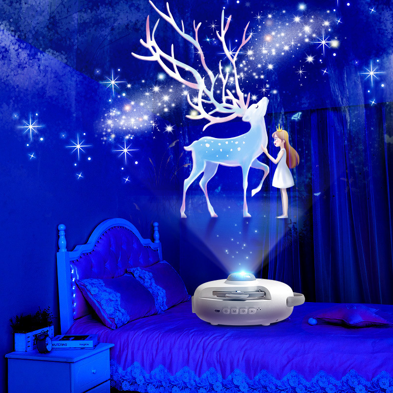 LED Wall Projection Night Light Atmosphere Cloud  Galaxy Star Space Projector Lamp