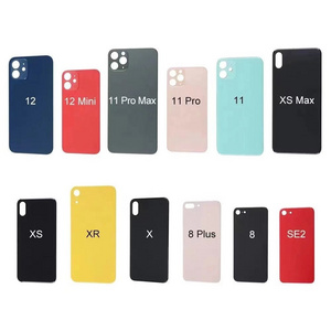 Mobile Phone Back Glass Cover Housing For iPhone X 11 12 13 mini pro max Back Glass