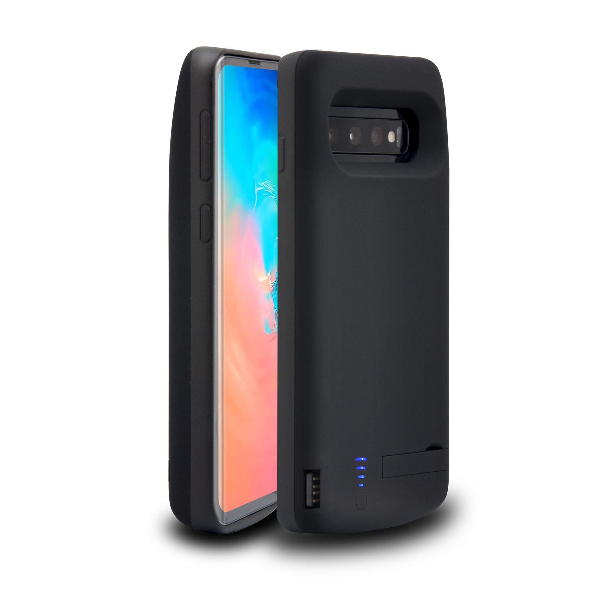 For Samsung Portable Power Bank Galaxy S8 S9 S10 S20 Plus Lithium Battery Case with Kickstand