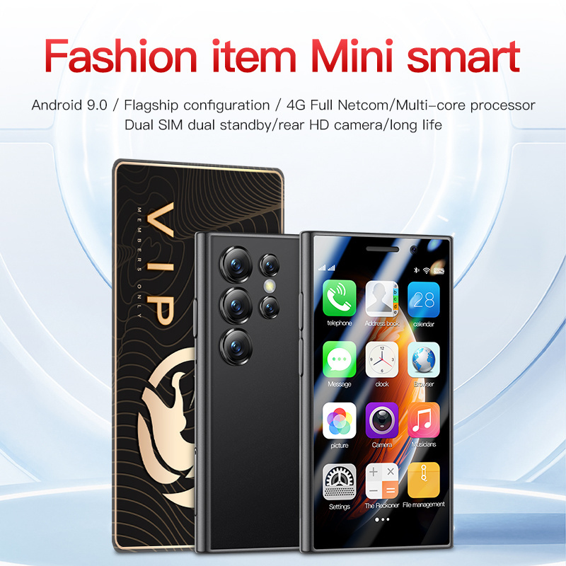 Support Wifi Dual Sim Card Touch Screen mini Smart Phone 3 inch 2GB+16GB S23 Pro 4G Small Mobile Phones