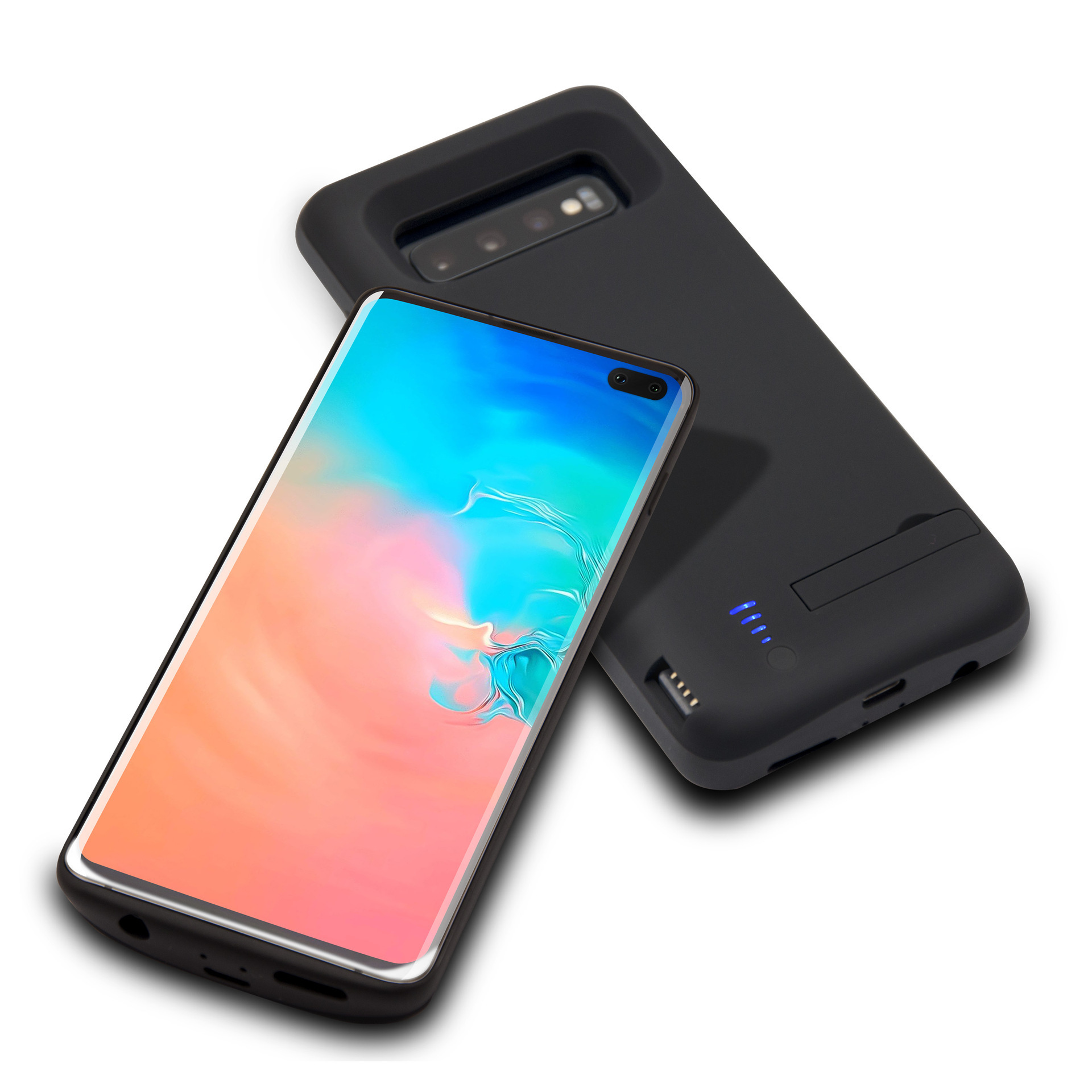 For Samsung Portable Power Bank Galaxy S8 S9 S10 S20 Plus Lithium Battery Case with Kickstand