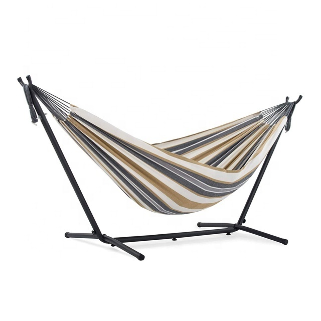 High Quality Free Standing Hanging Hammock Chair Hammock with Metal Frame Stand