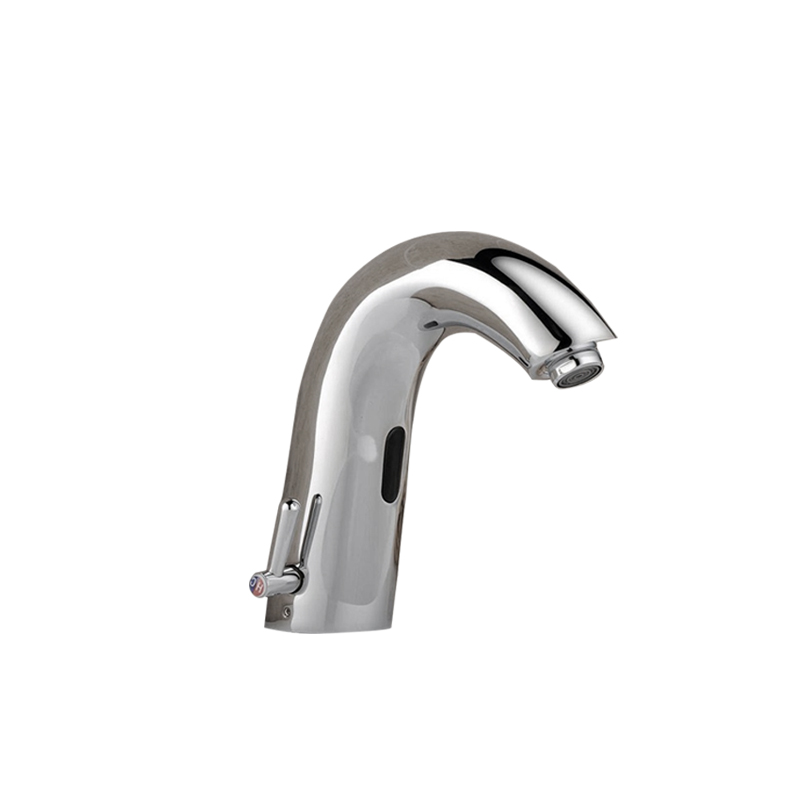 super September  Automatic electronic smart water  single handle wall mounted bathroom silver  sink faucets  for bathroom