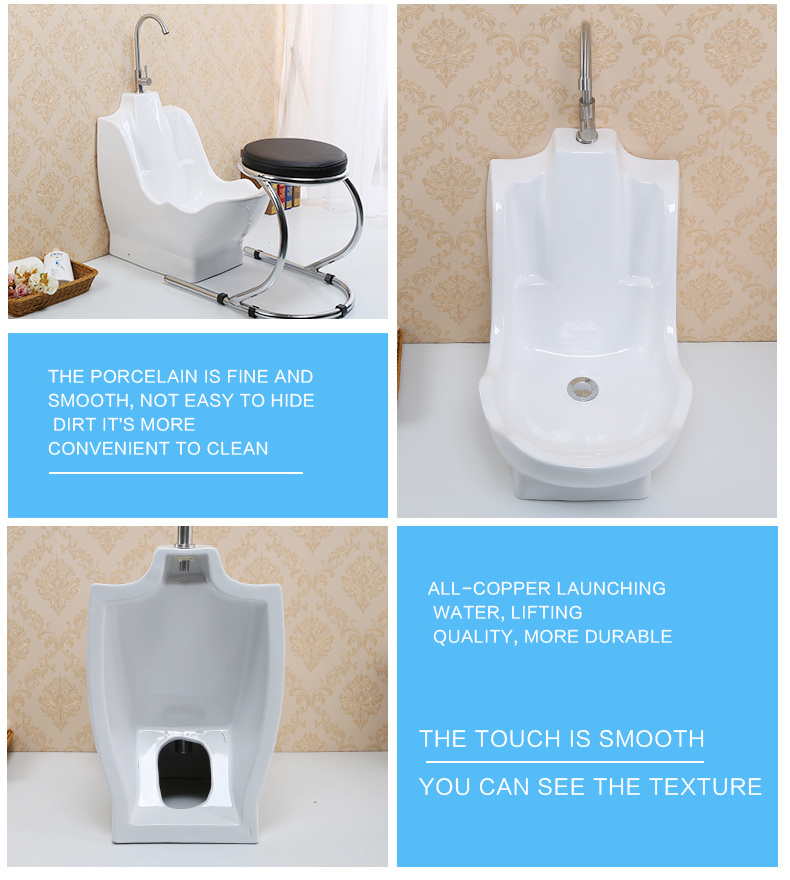 Muslim wudu sink prayer chair ceramic foot washing sink wudu mate wash foot wudu ablution station