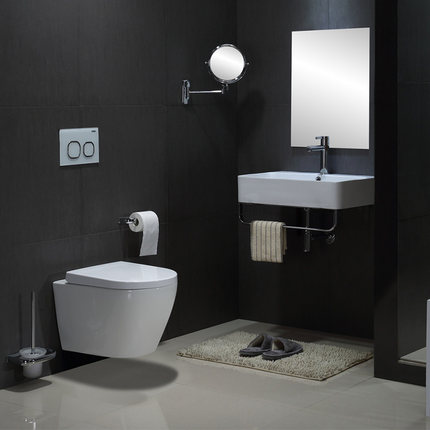 Nordic Tankless  Wall Mounted Ceramic Bathroom Wall Hung Wc Bowl Toilet