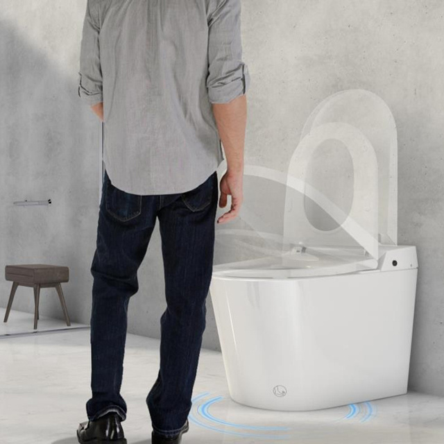 automatic wc toilets one piece  elongated  smart toilet one piece 110v  inodoro  smart  intelligent toilet