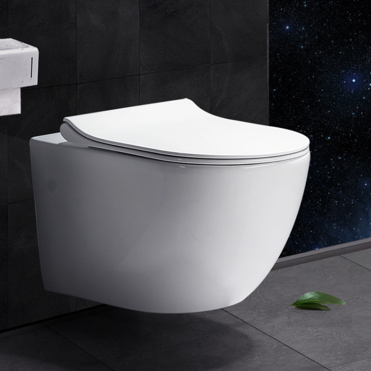 Ceramic Wc Smart Toilet Seat Intelligent Floating Wall Mounted Toilet