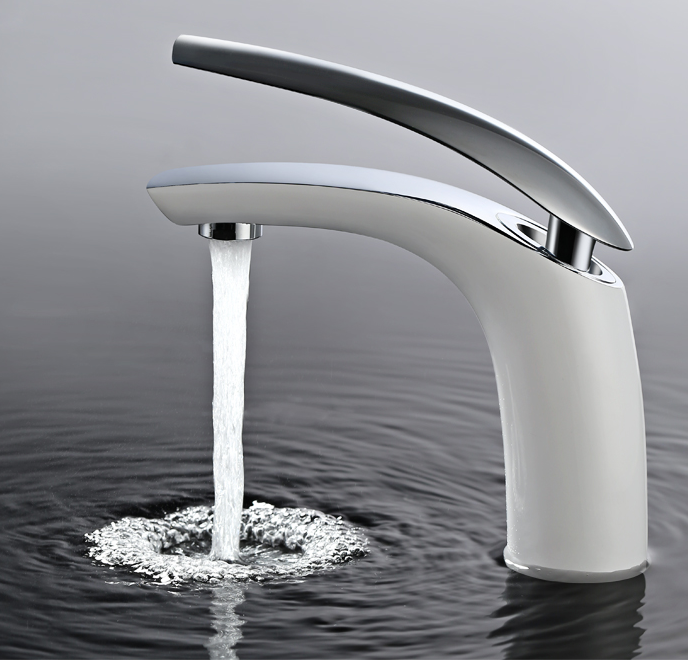 New style deck mounted single handle water saving basin kitchen faucet