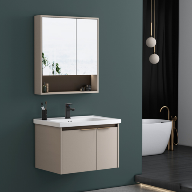 Modern Cabinets Wall Mounted  Bathroom Furniture Mirror Bathroom vanity