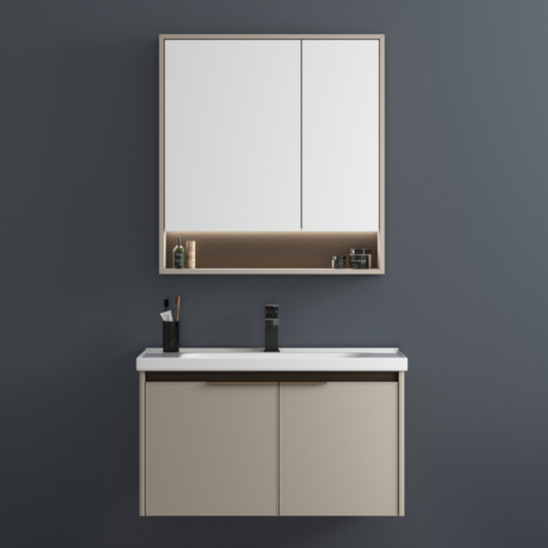 Modern Cabinets Wall Mounted  Bathroom Furniture Mirror Bathroom vanity