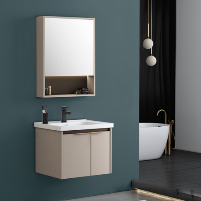 Modern Cabinets Wall Mounted  Bathroom Furniture Mirror Bathroom vanity