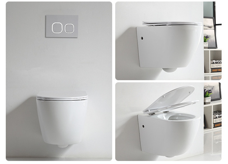 bowl ceramic duravit sanitary ware with concealed tank wc p-trap washdown bathroom save space rimless wall hung toilet